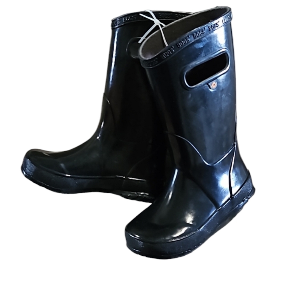 Bogs size 12 NWOT unisex boy's girl's‎ black rain boots